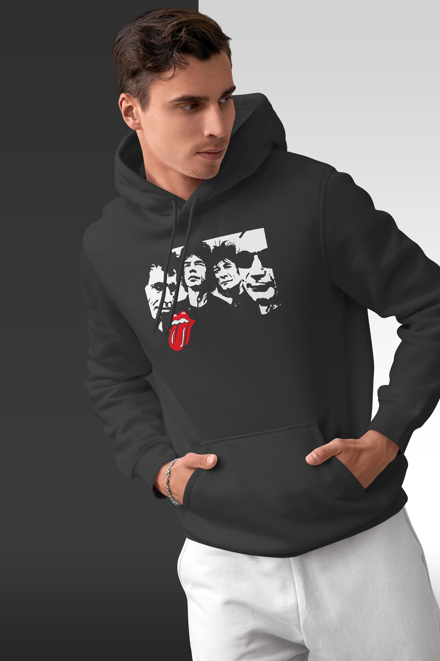 The Rolling Stones Kapüşonlu Unisex Sweatshirt