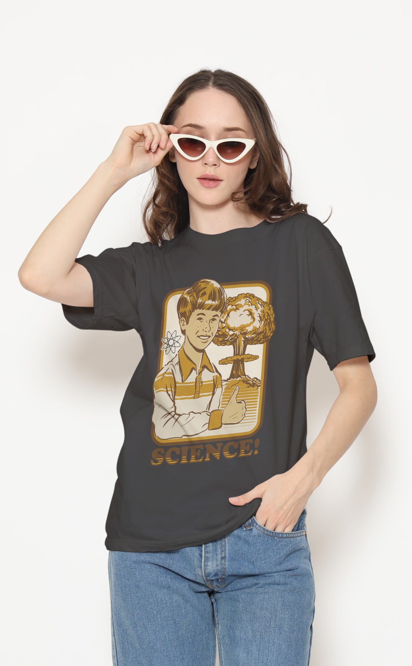 Science Dijital Baskı Unisex Tişört