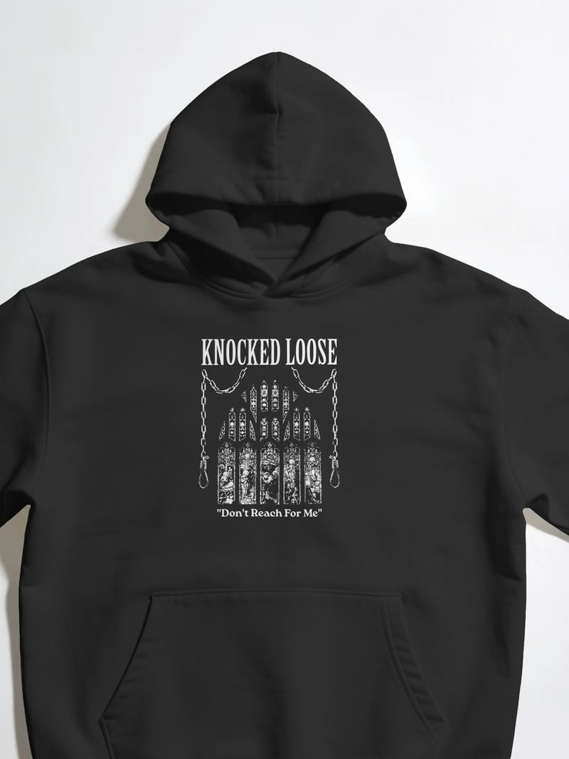 Knocked Loose Siyah Kapüşonlu Sweatshirt