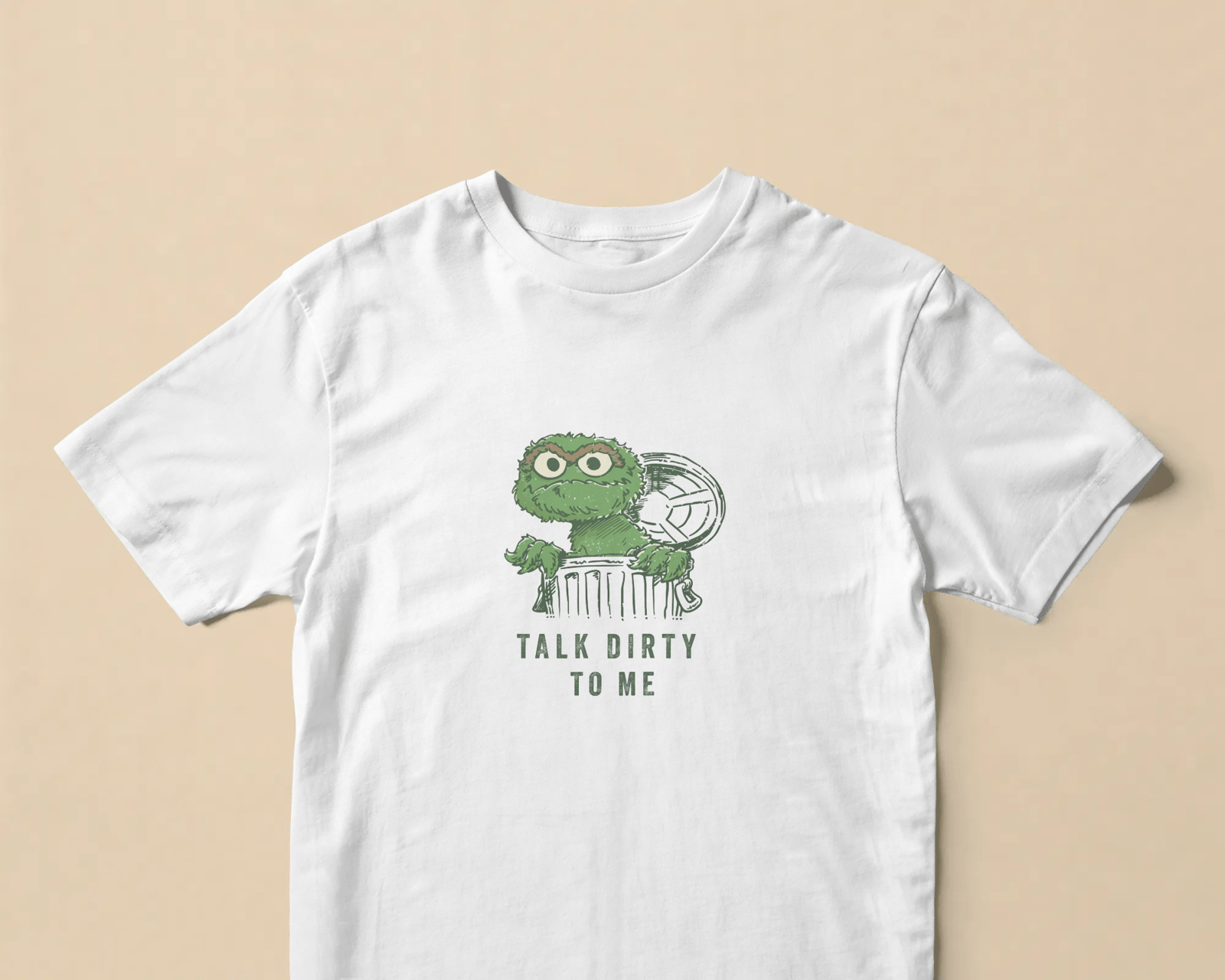 Talk Dirty to Me Beyaz Tişört
