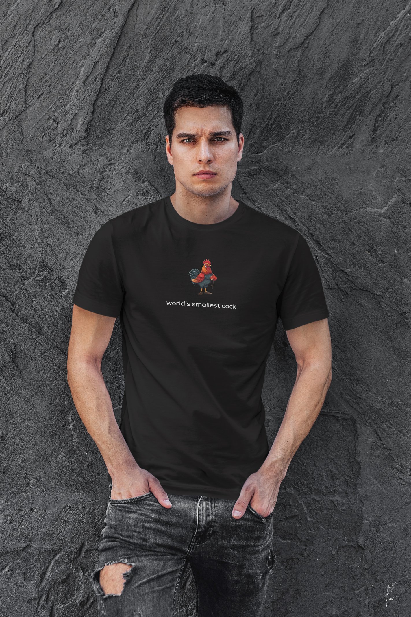 Smallest Cock Unisex Siyah Tişört