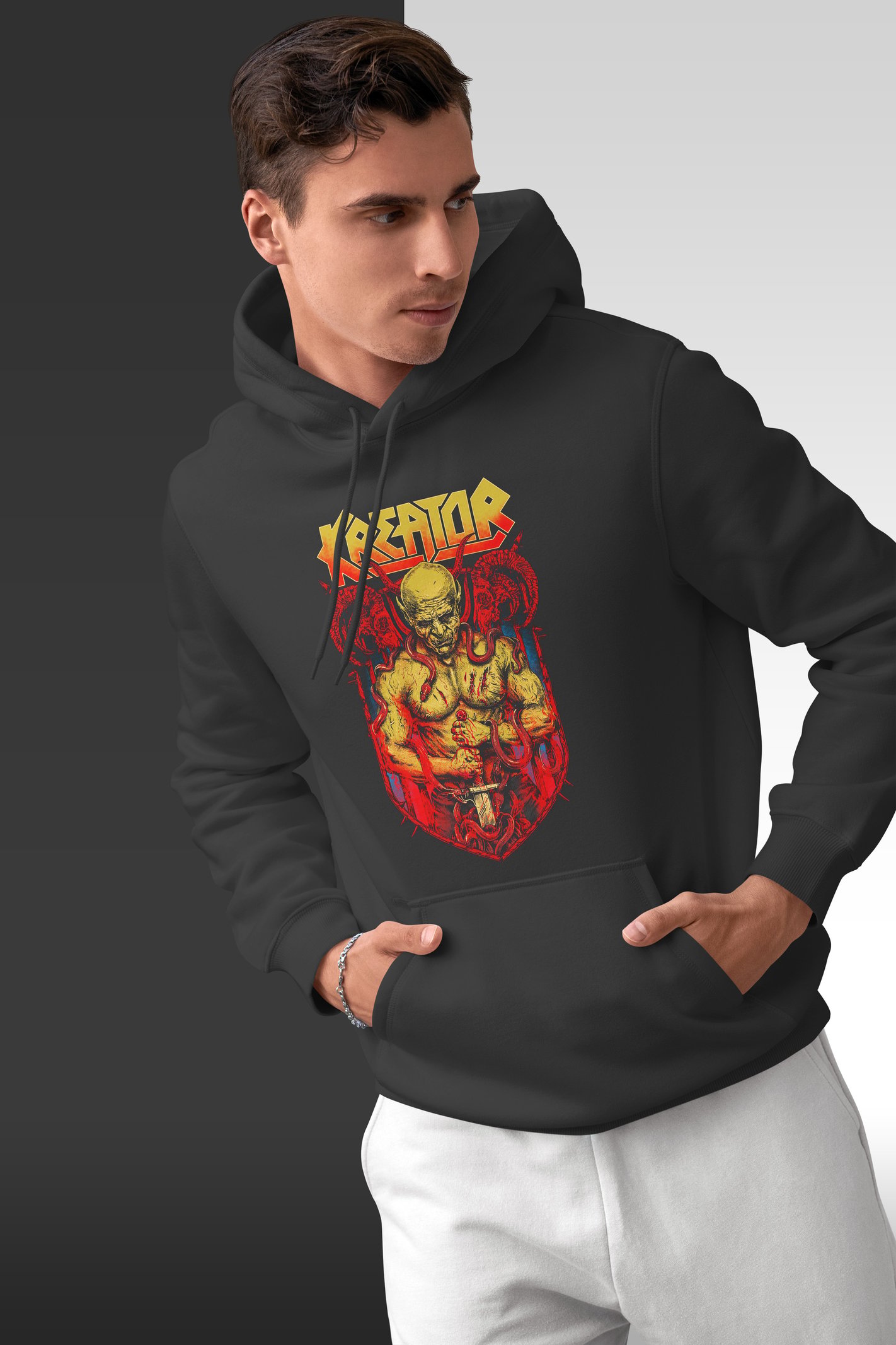 Kreator Kapüşonlu Unisex Sweatshirt