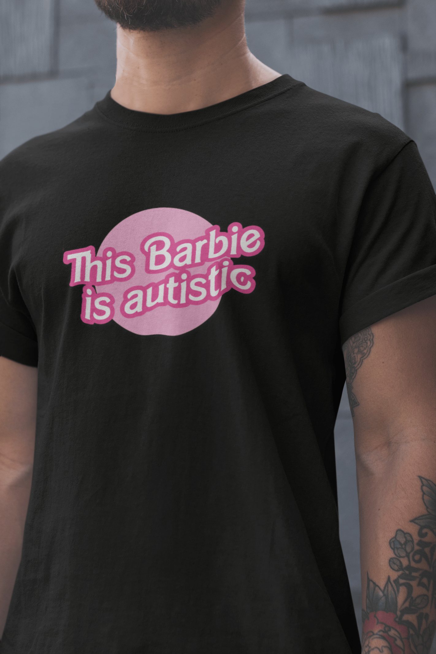 This Barbie Is Unisex Siyah Tişört