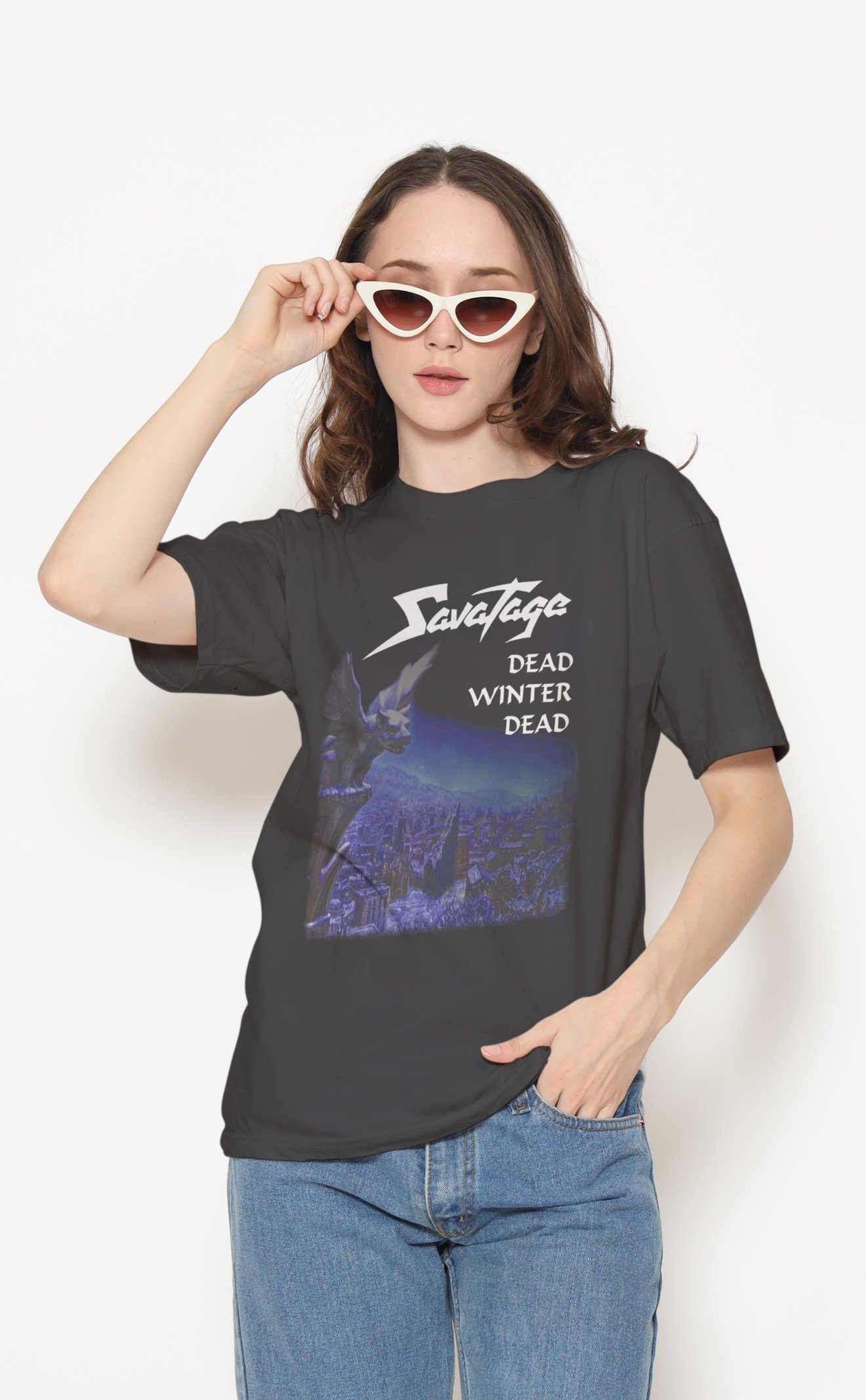 Savatage Dijital Baskı Unisex Tişört