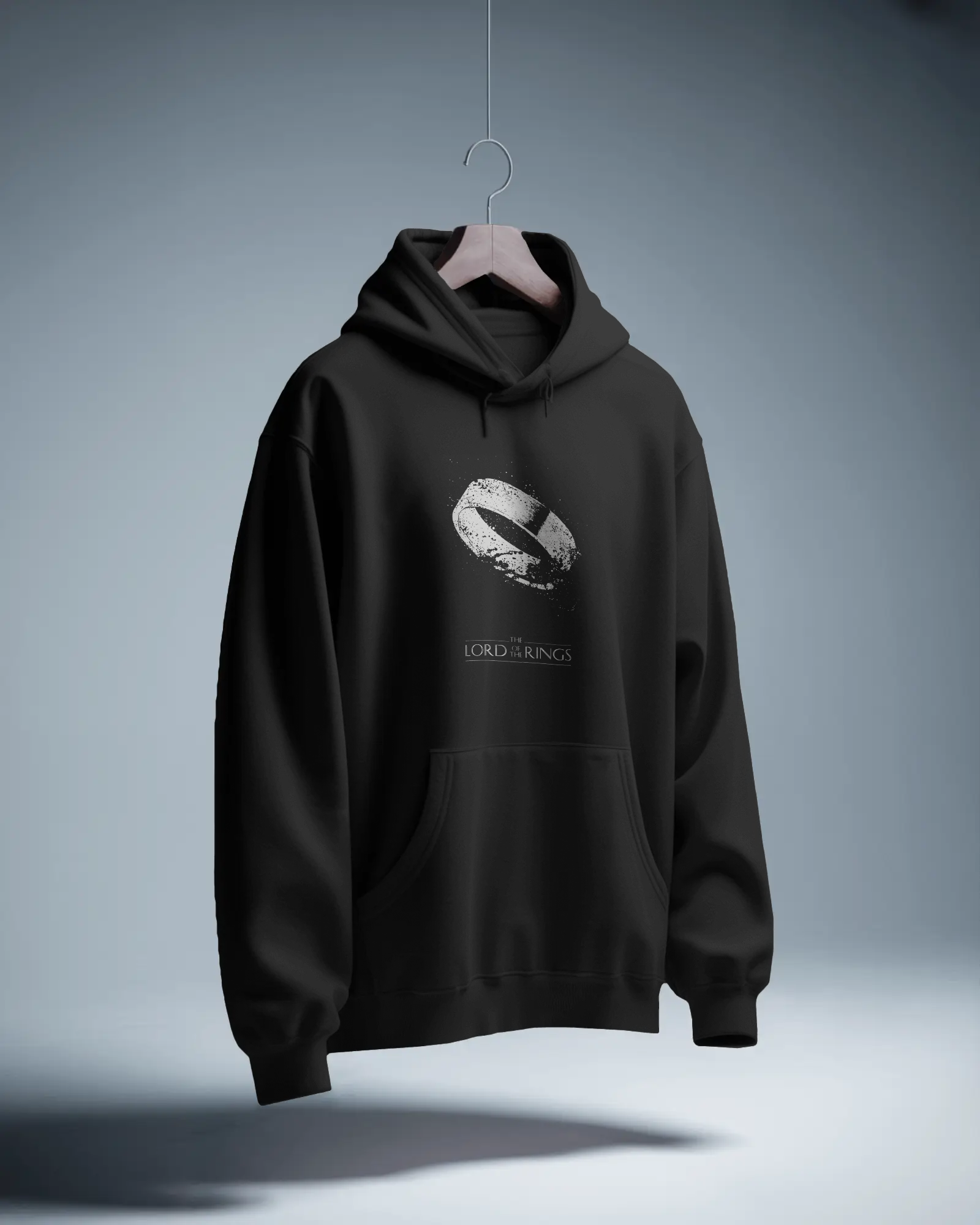 The Lord of the Rings Yüzüklerin Efendisi Siyah Kapüşonlu Sweatshirt