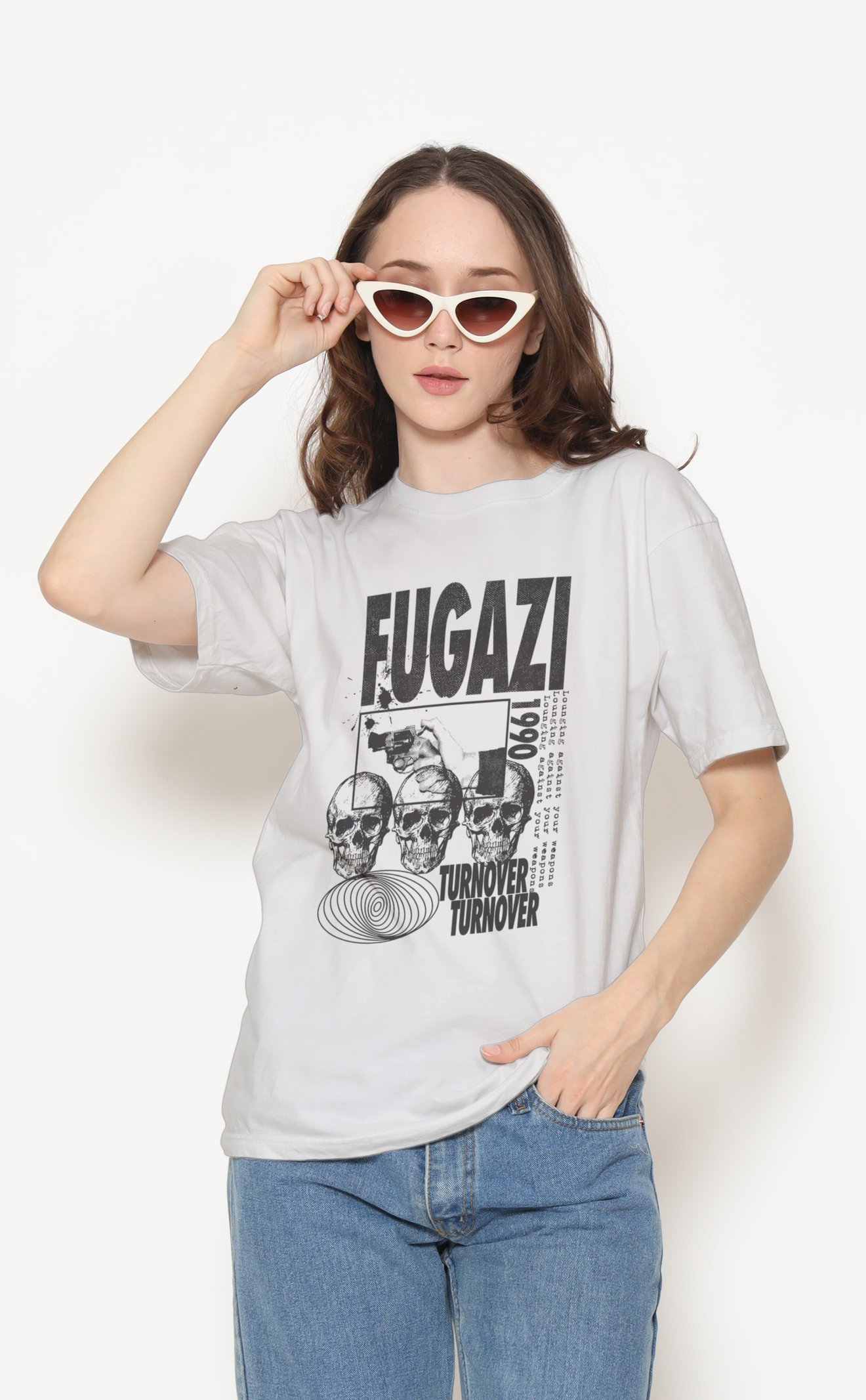 Fugazi Kafatası Tişört
