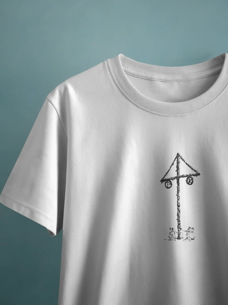 Midsommar Unisex Beyaz Tişört