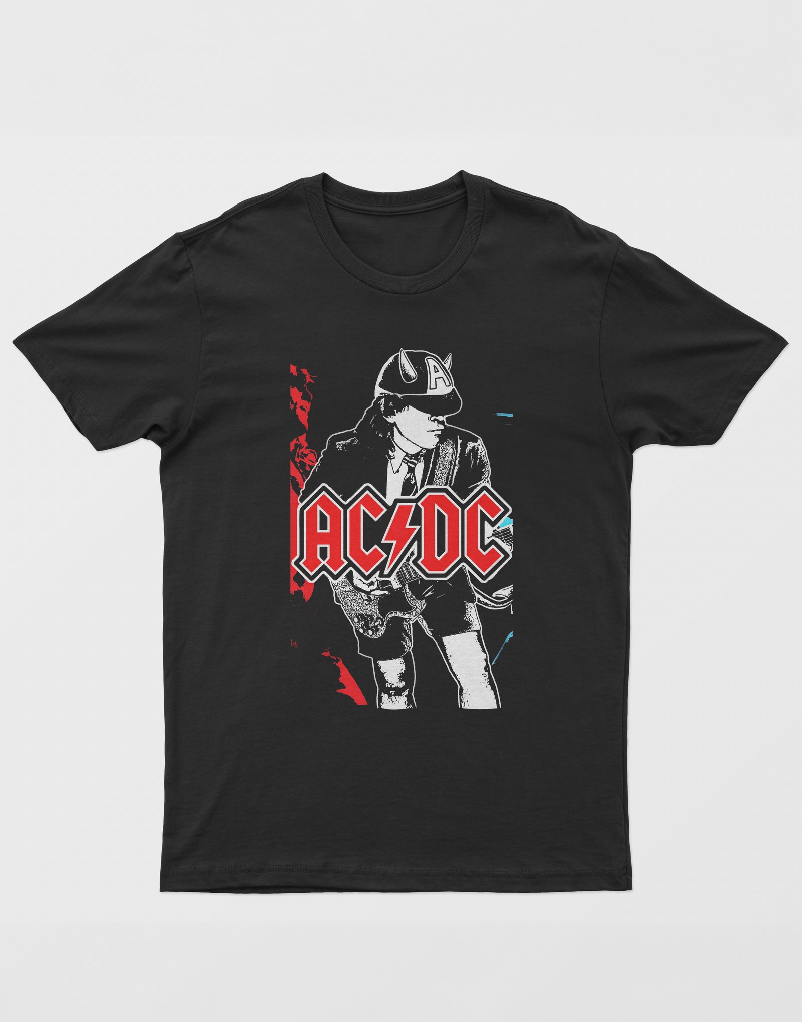AC/DC Dijital Baskı Unisex Tişört