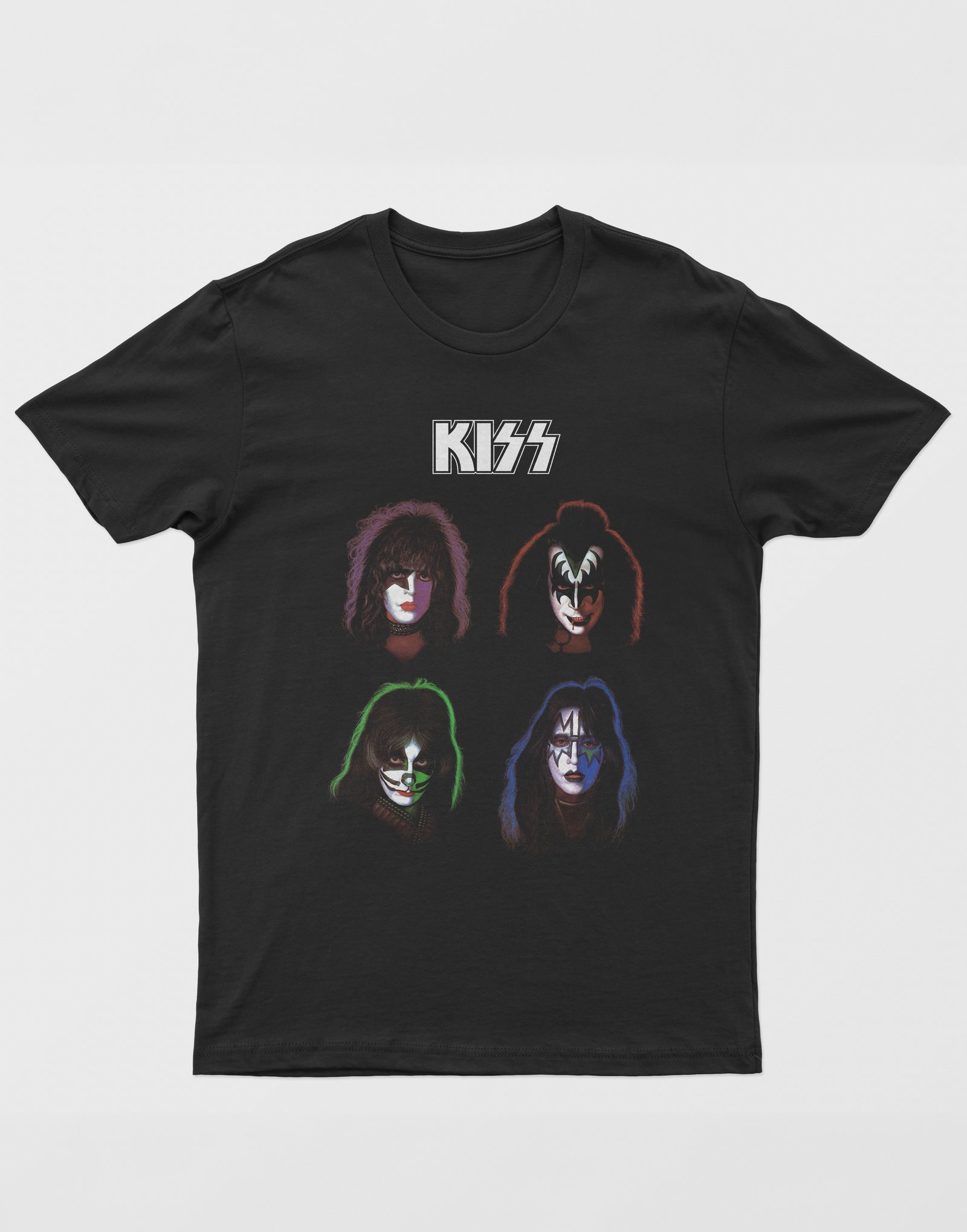 Kiss Dijital Baskı Unisex Tişört