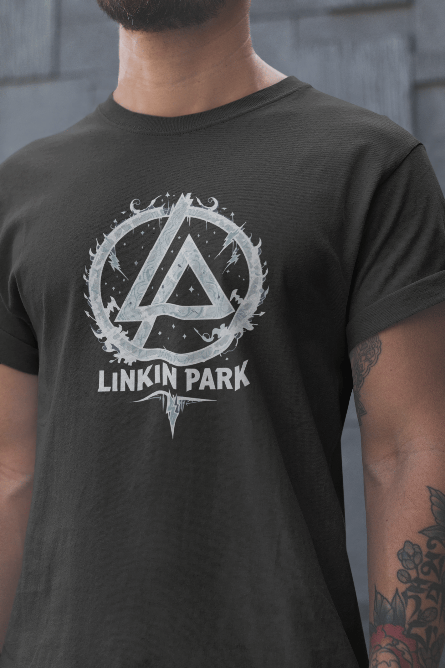 Linkin Park Unisex Siyah Tişört
