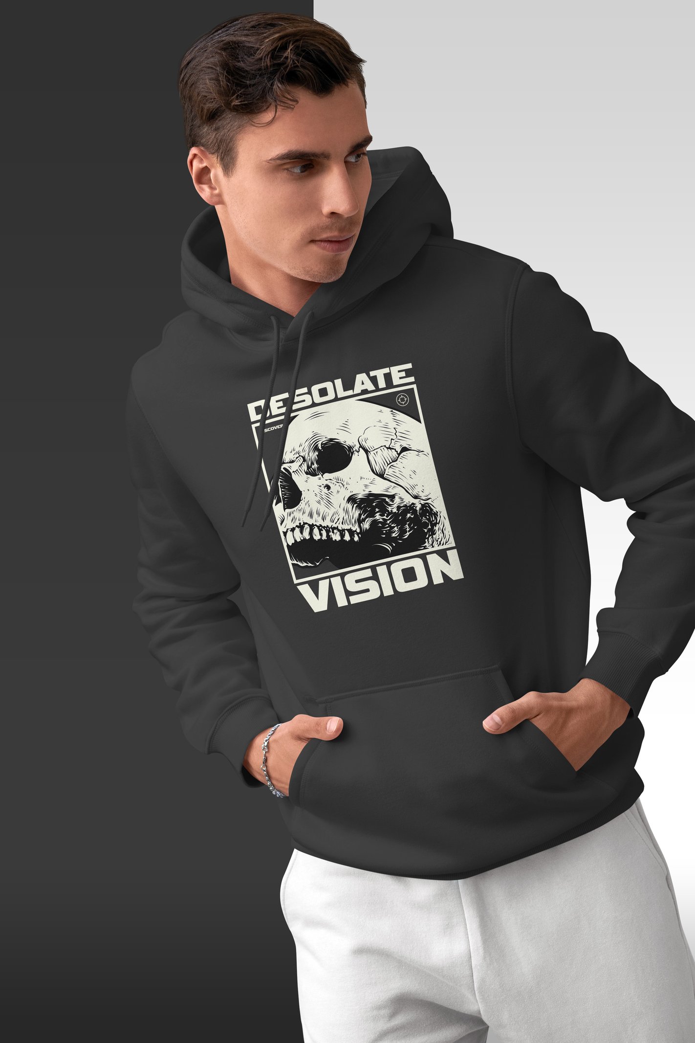 Desolate Kapüşonlu Unisex Sweatshirt