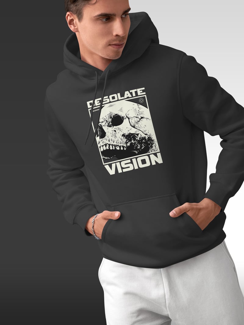 Desolate Kapüşonlu Unisex Sweatshirt