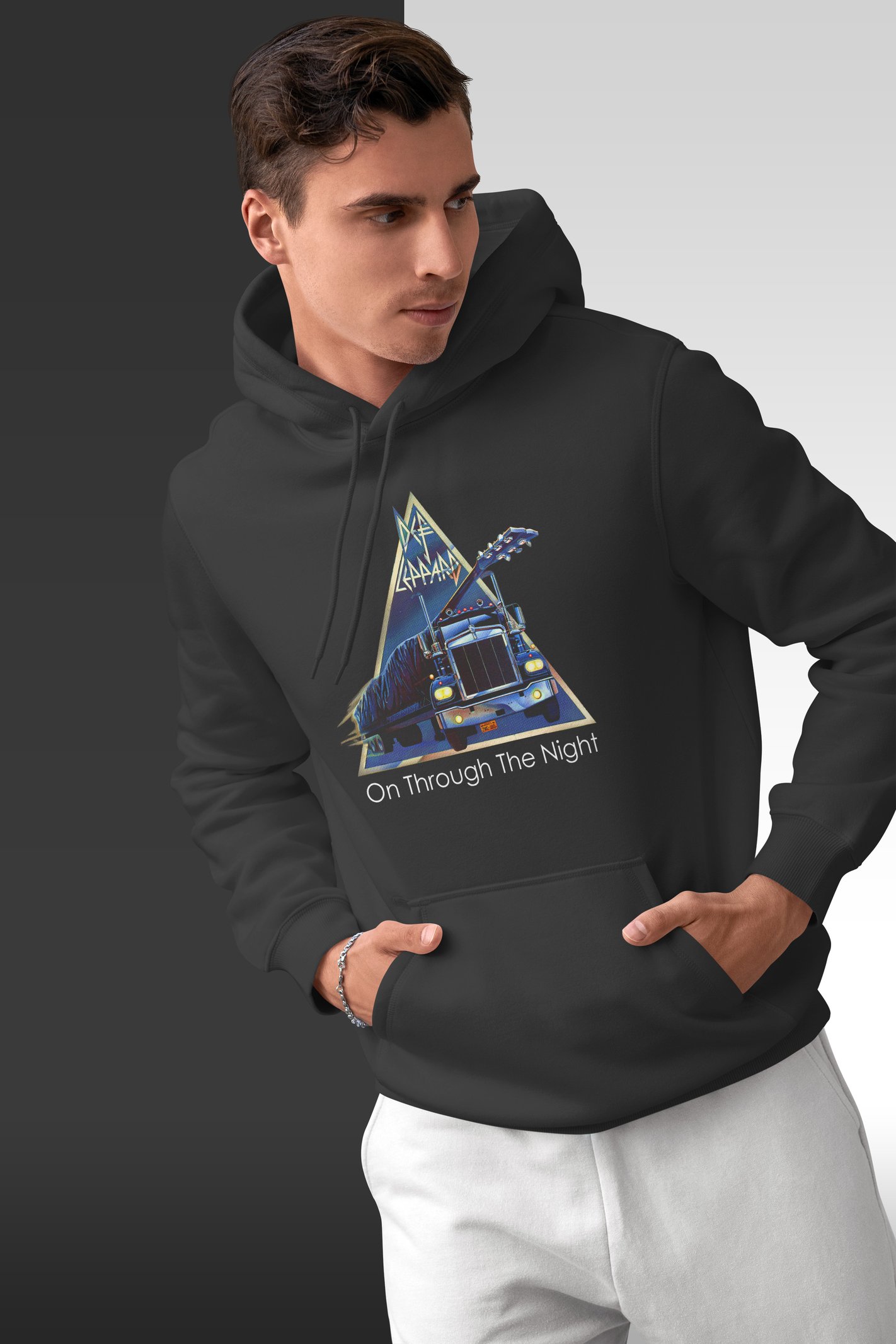 Def Leppard Kapüşonlu Unisex Sweatshirt