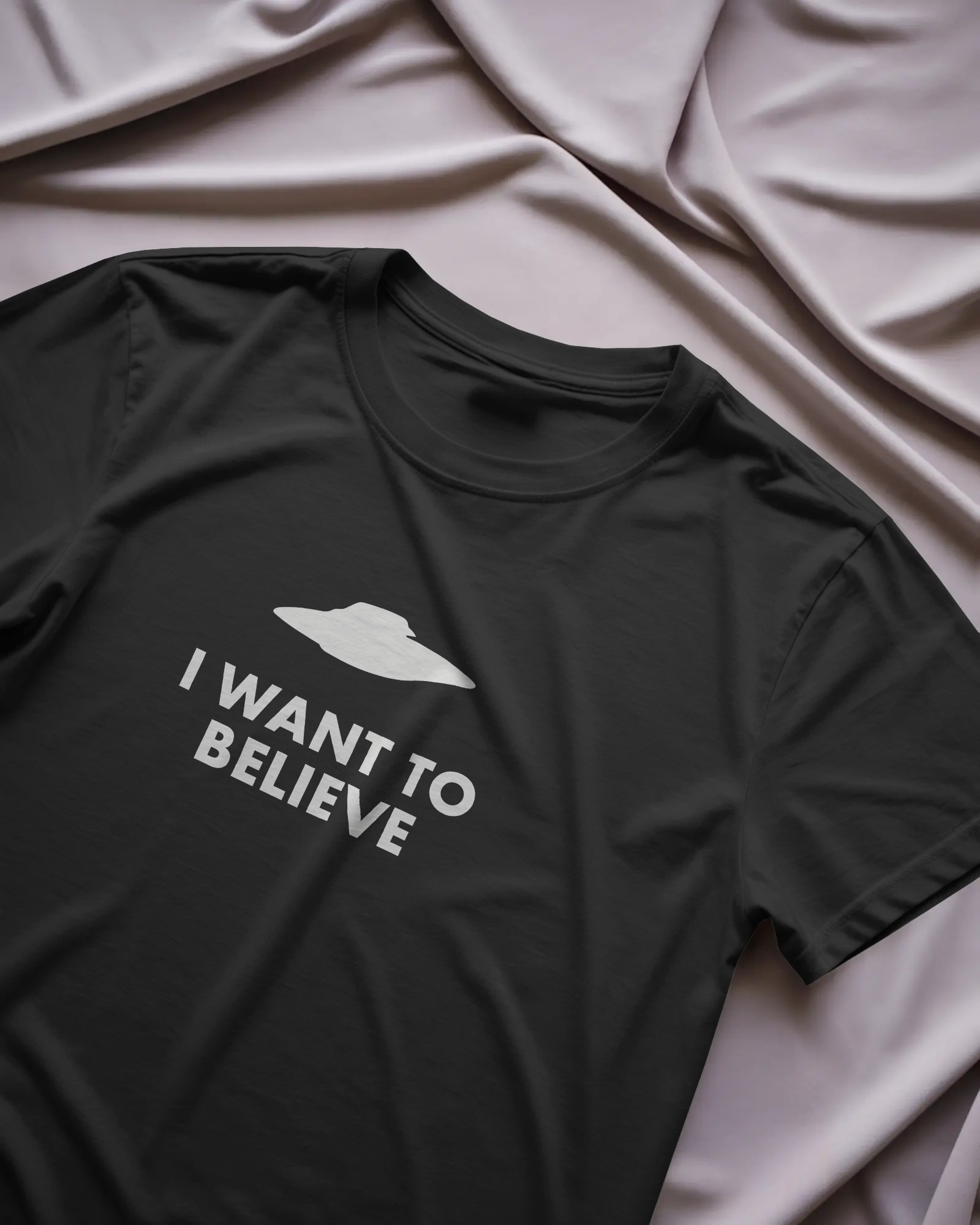 I Want to Believe X Files Siyah Tişört