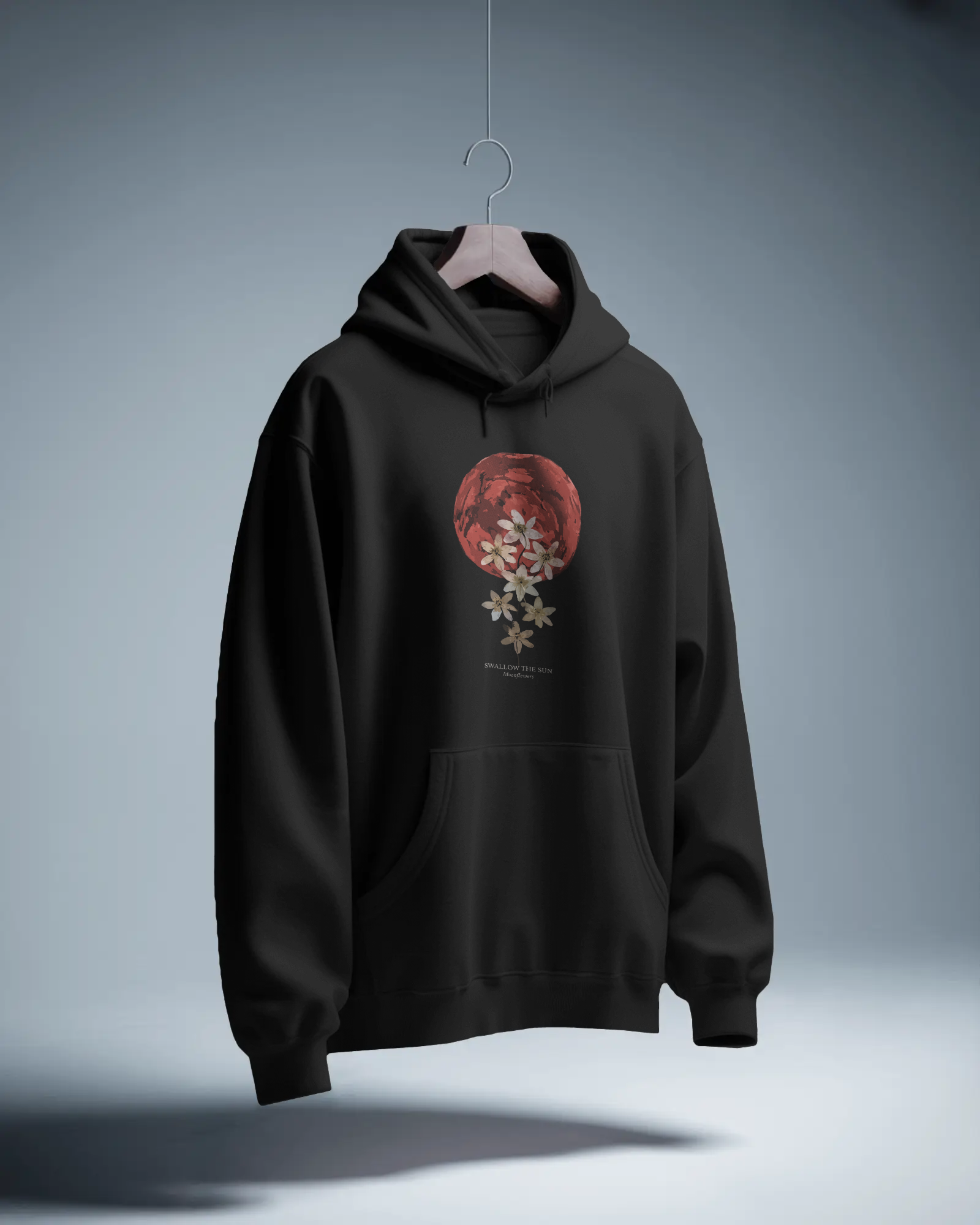 Swallow the Sun Siyah Kapüşonlu Sweatshirt