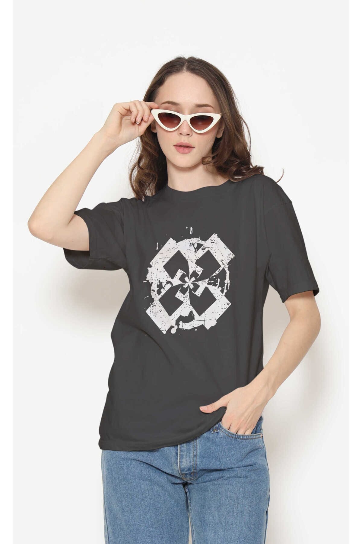 Chevelle Dijital Baskı Siyah Unisex Tişört