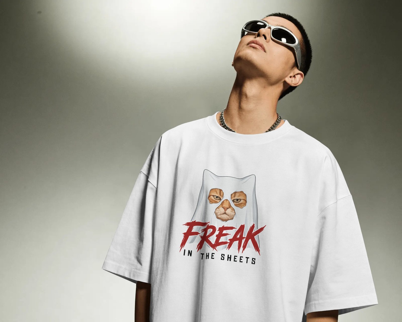 Freak Unisex Beyaz Tişört