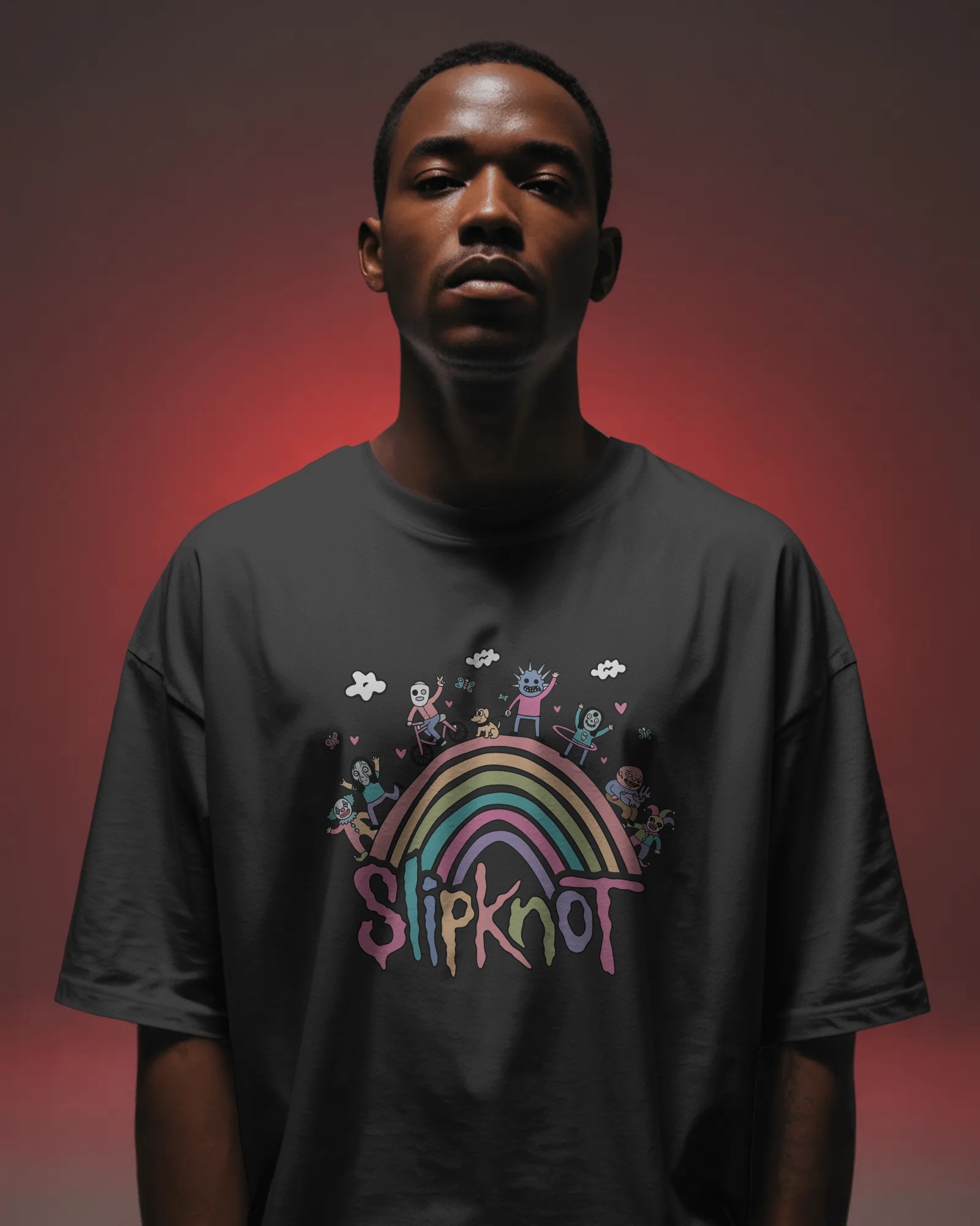 Slipknot Unisex Siyah Tişört