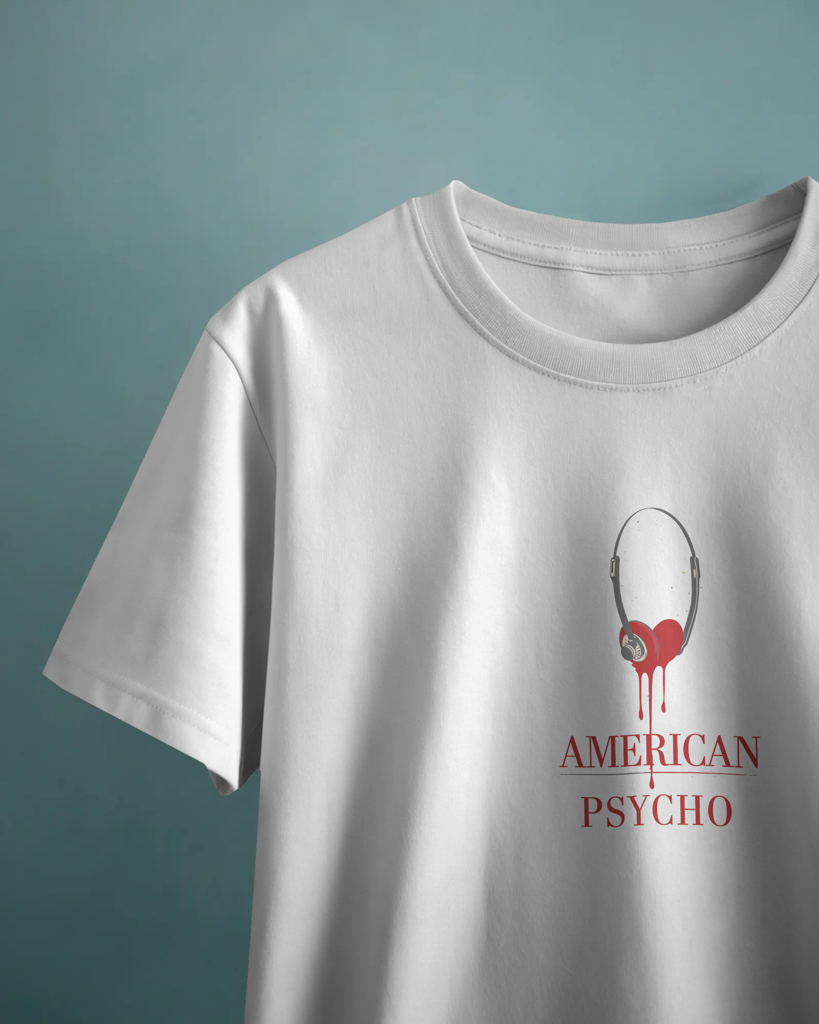 American Psycho Unisex Beyaz Tişört