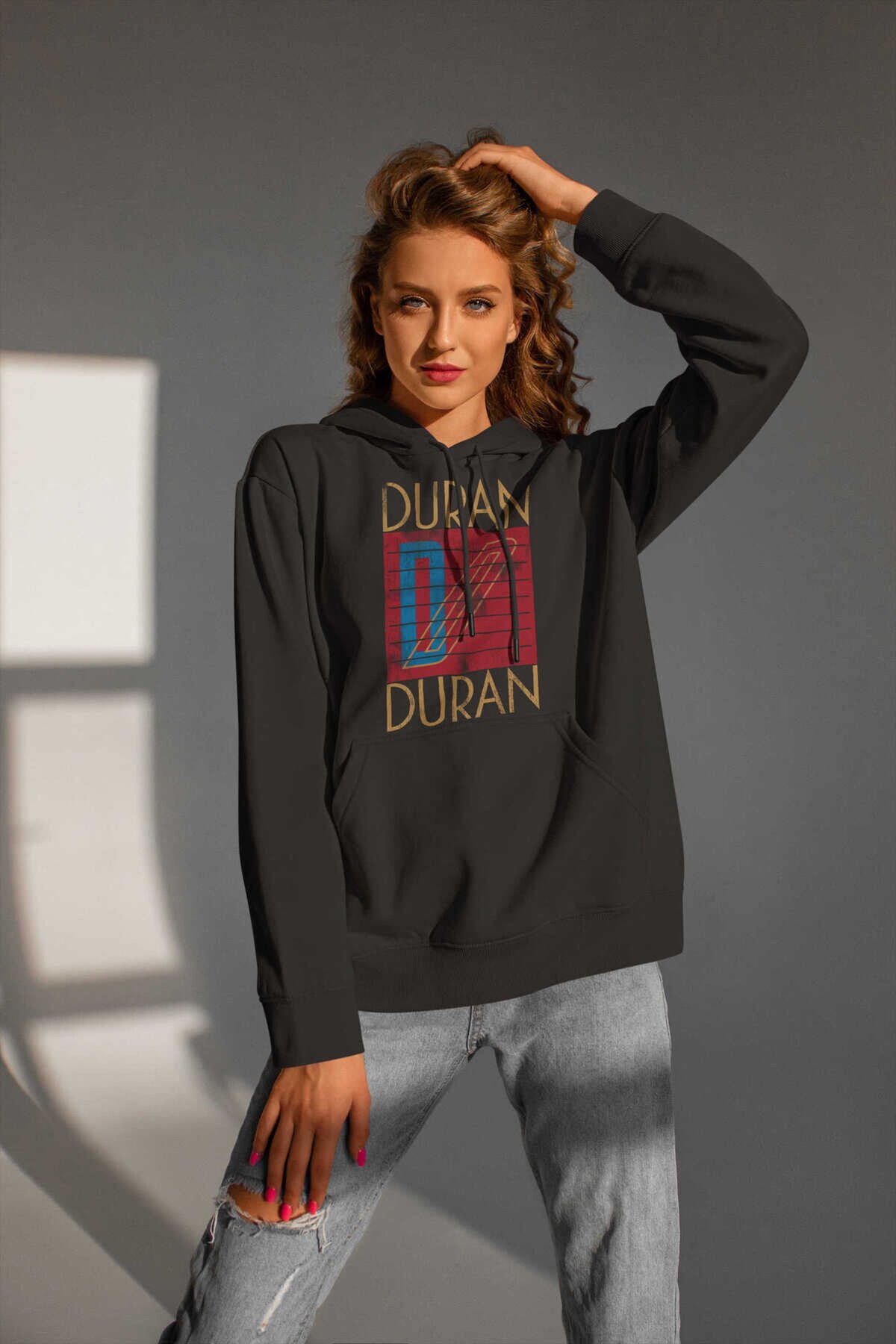 Duran Duran Dijital Baskı Kapüşonlu Unisex Sweatshirt