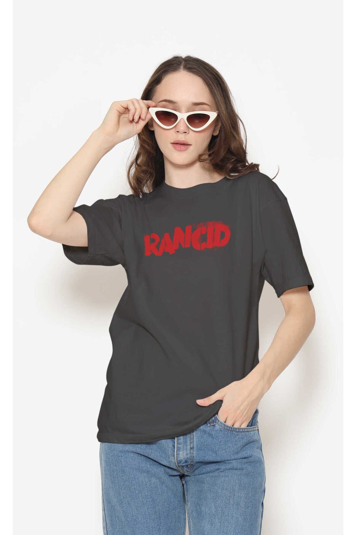 Rancid Dijital Baskı Siyah Unisex Tişört