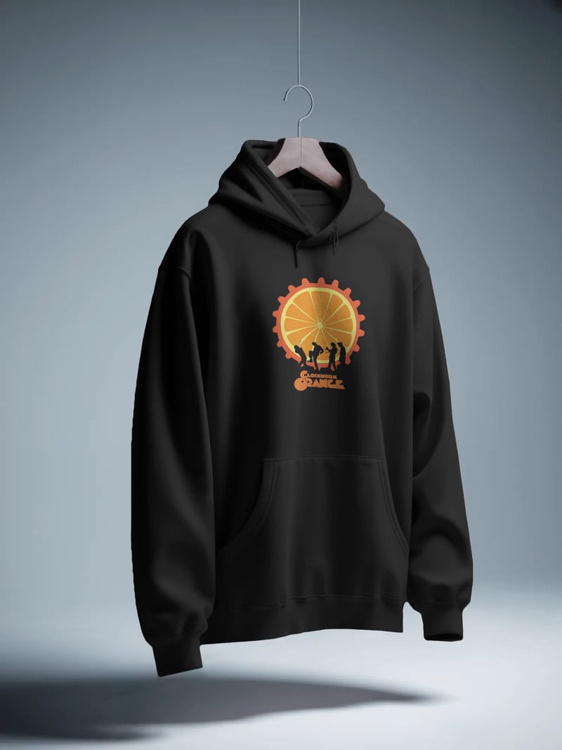 A Clockwork Orange Siyah Kapüşonlu Sweatshirt