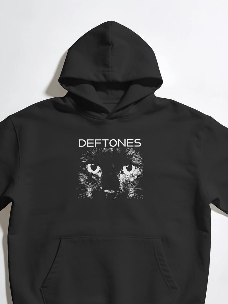 Deftones Siyah Kapüşonlu Sweatshirt