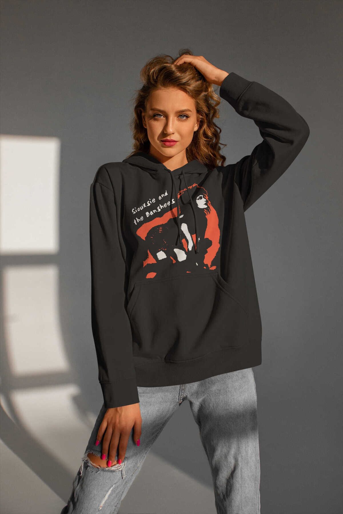 Siouxsie and the Banshees Dijital Baskı Kapüşonlu Unisex Sweatshirt