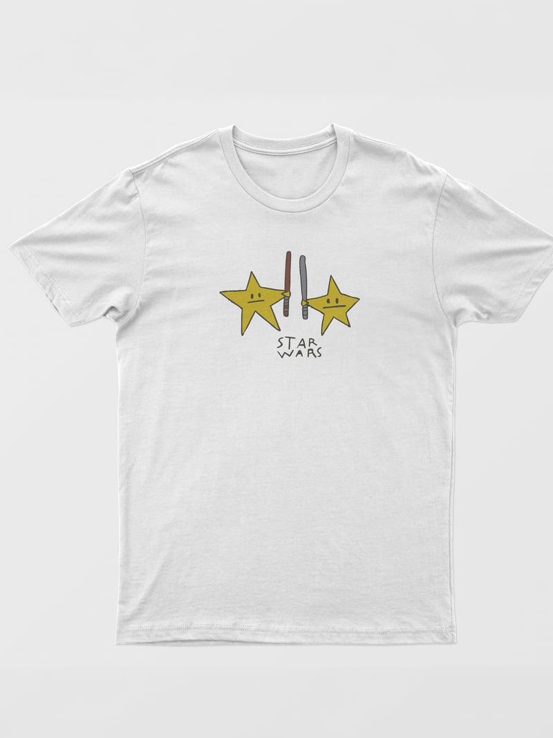 Star Wars Unisex Beyaz Tişört