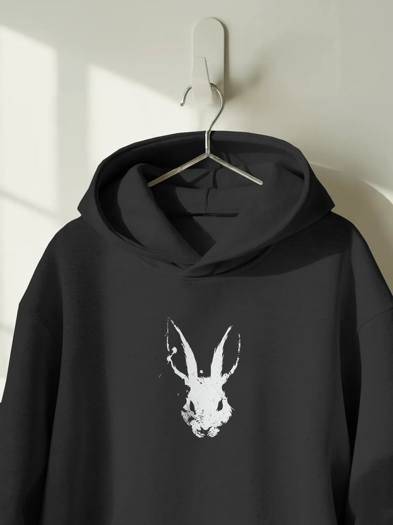 Doom Rabbit Kapüşonlu Sweatshirt