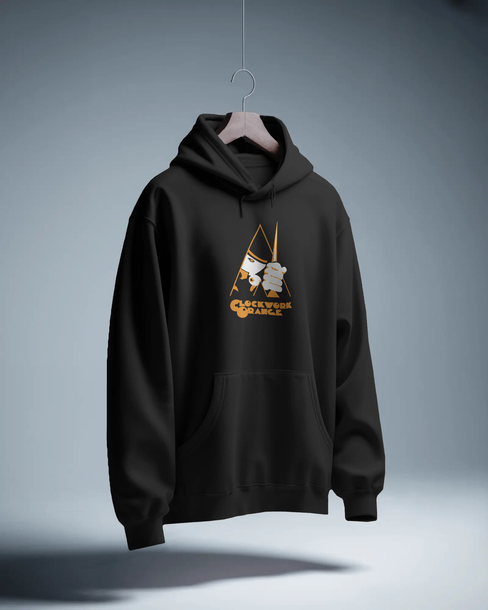 A Clockwork Orange Siyah Kapüşonlu Sweatshirt