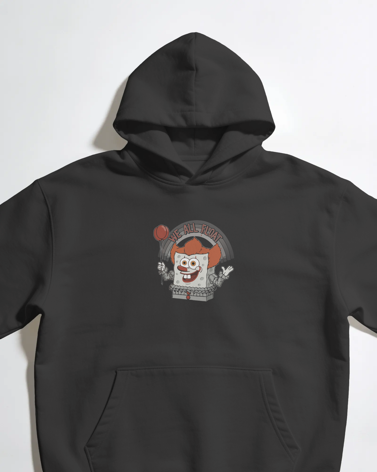 Spongebob Pennywise Unisex Siyah Sweatshirt