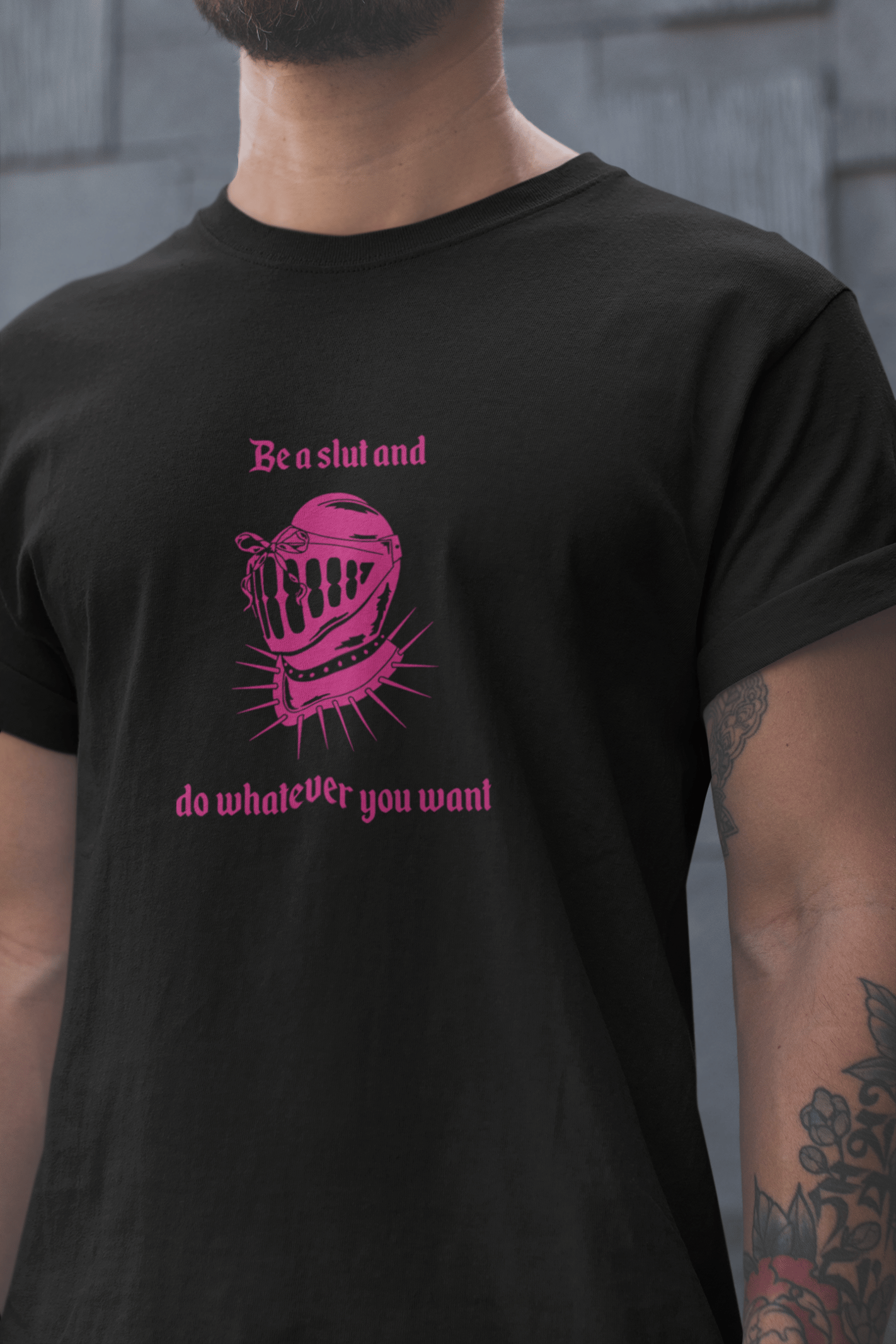 Do Whatever Unisex Siyah Tişört