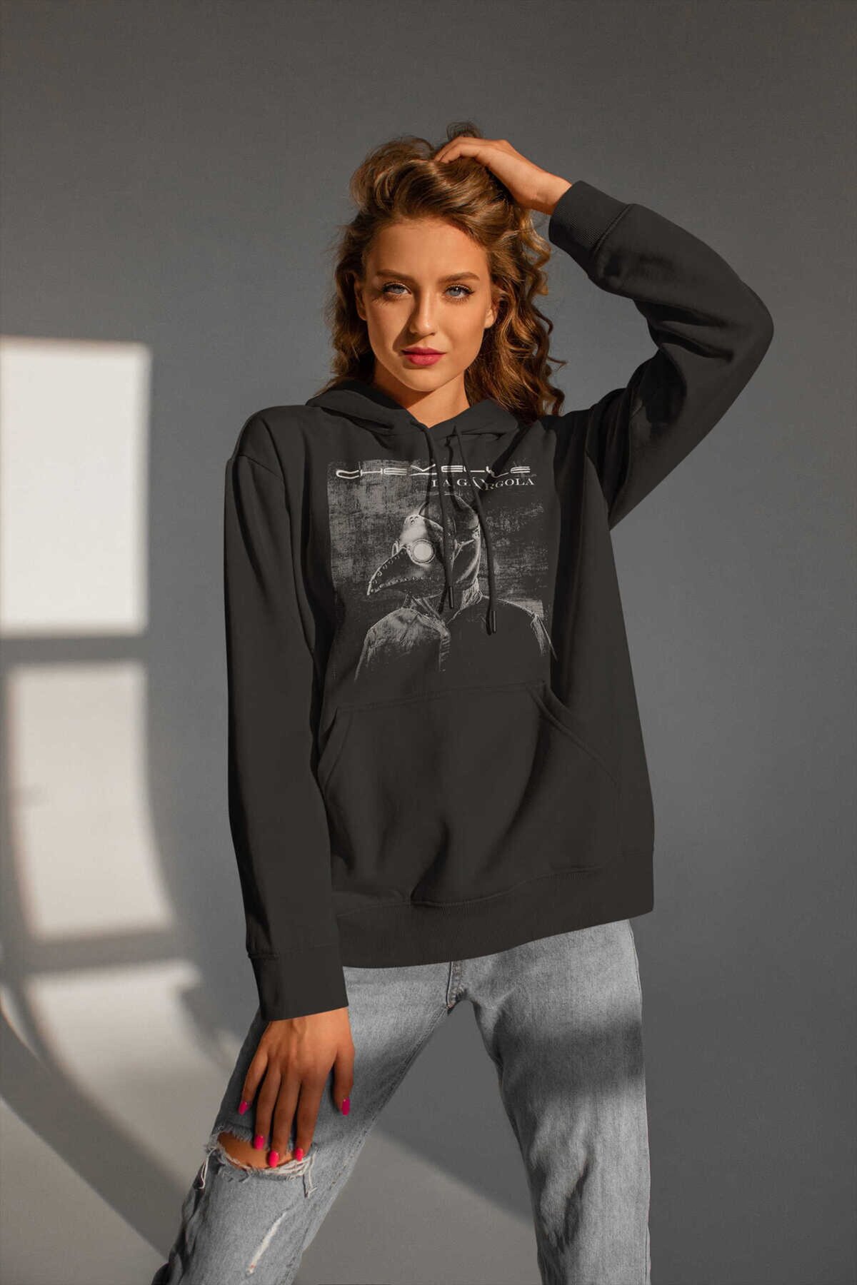 Chevelle Maske Kapüşonlu Sweatshirt