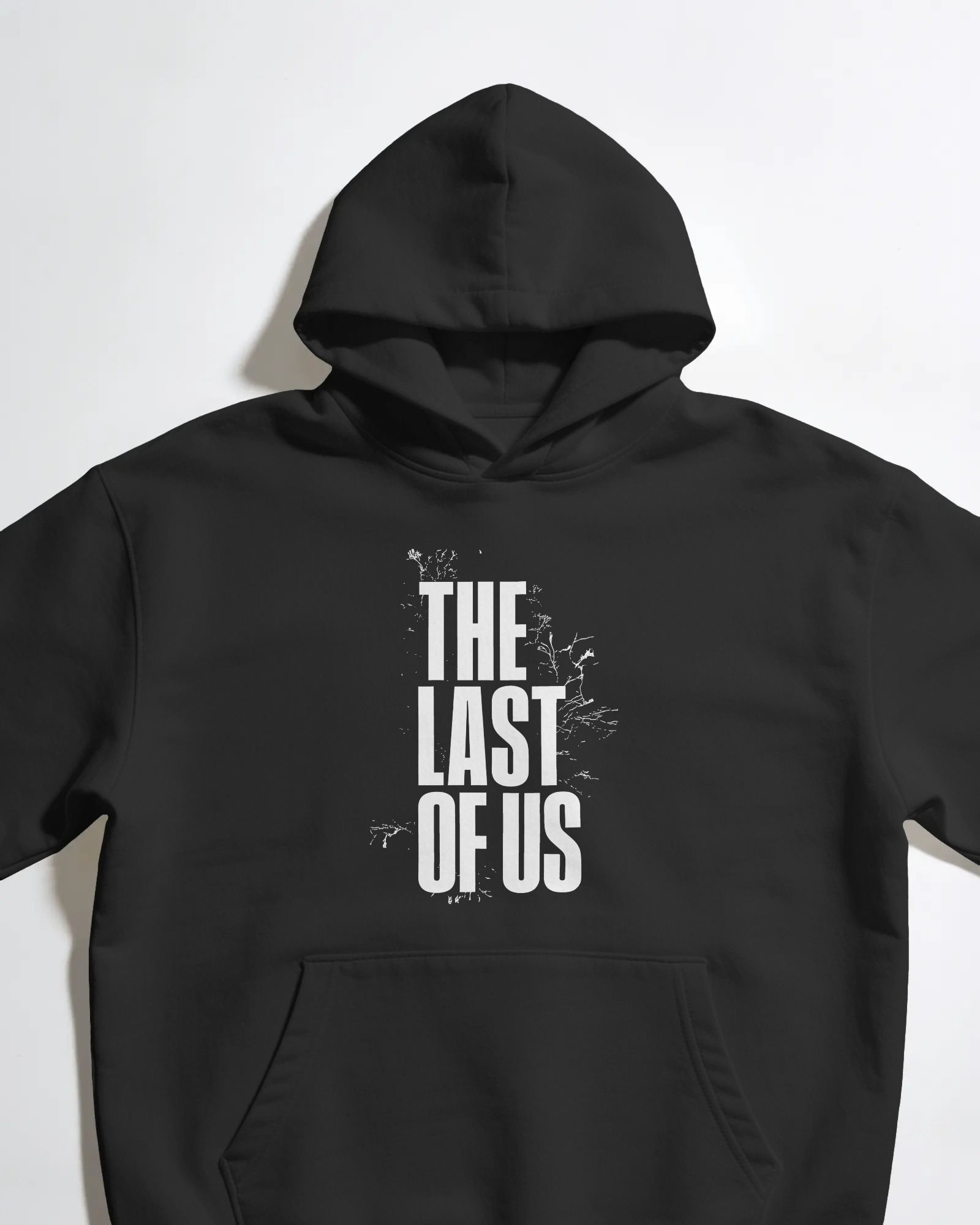 The Last of Us Siyah Kapüşonlu Sweatshirt