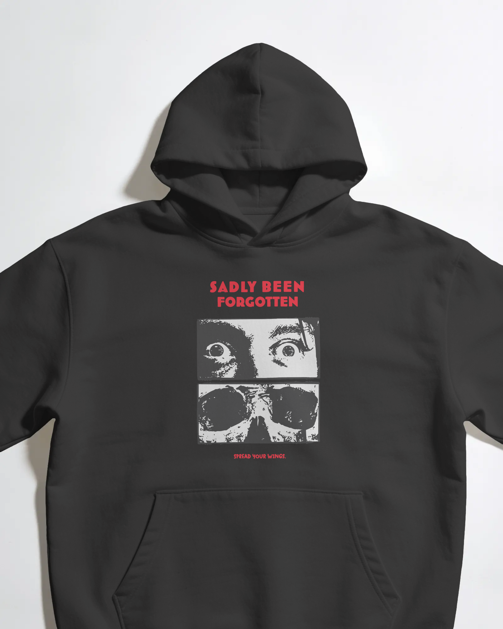 Sadly Been Forgotten Unisex Siyah Sweatshirt