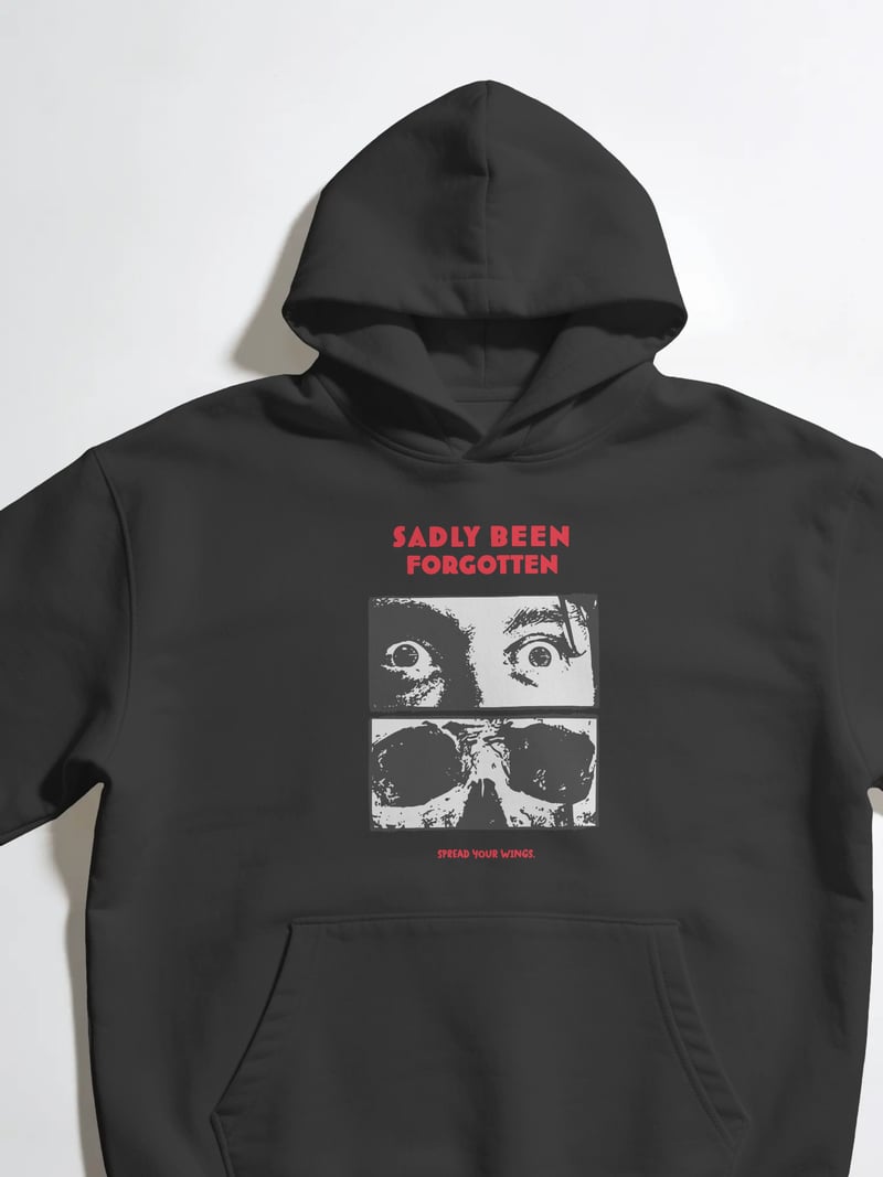 Sadly Been Forgotten Unisex Siyah Sweatshirt