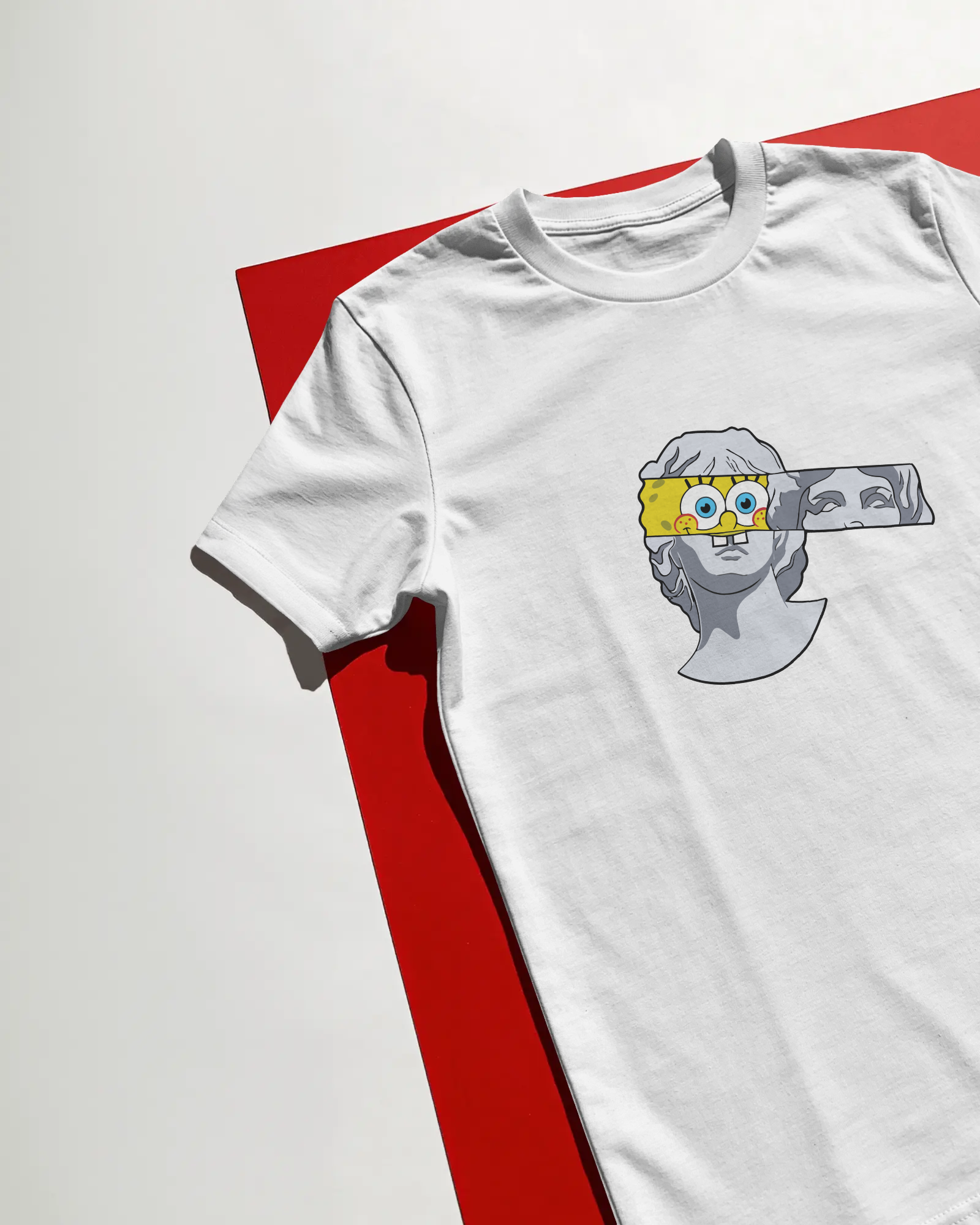 Spongebob Squarepants Unisex Beyaz Tişört