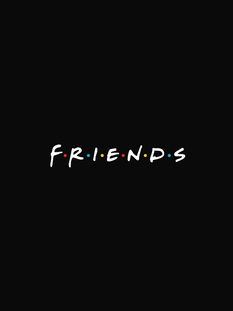 Friends baskısının kendisi, ürün üzerinde değil