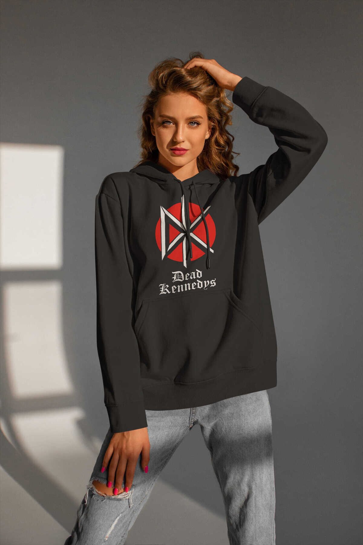 Dead Kennedys Dijital Baskı Kapüşonlu Unisex Sweatshirt