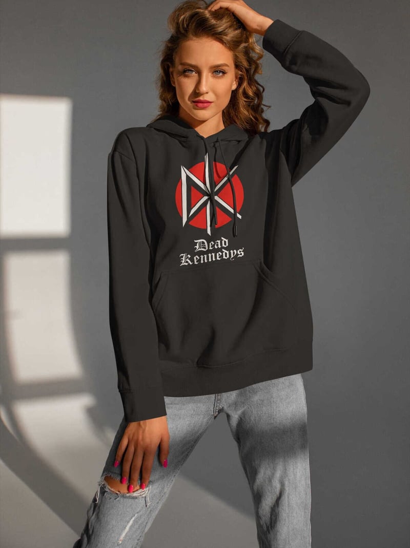 Dead Kennedys Dijital Baskı Kapüşonlu Unisex Sweatshirt