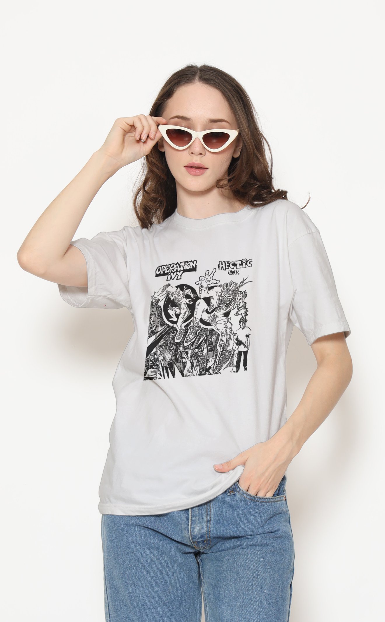 Operation Ivy Unisex Beyaz Tişört