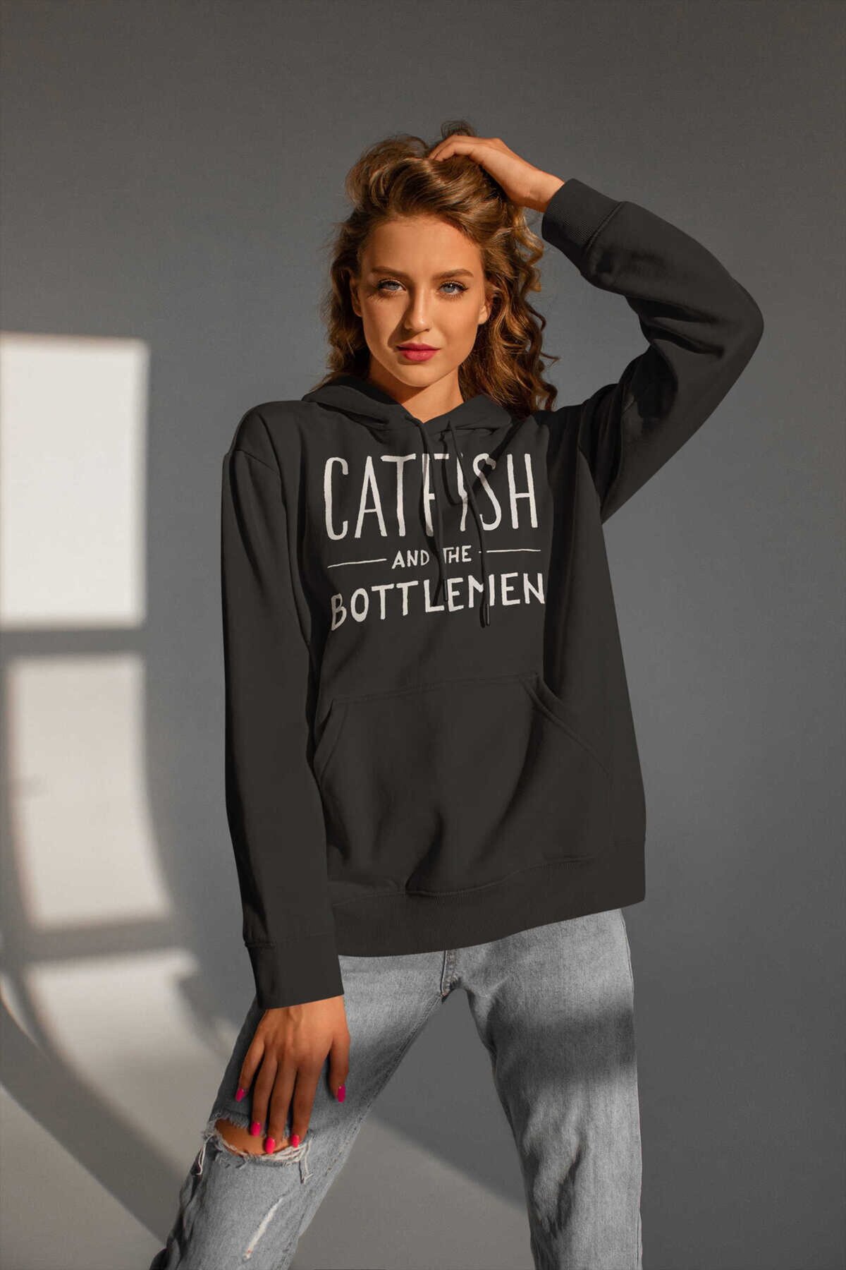 Catfish and the Bottlemen Dijital Baskı Kapüşonlu Unisex Sweatshirt