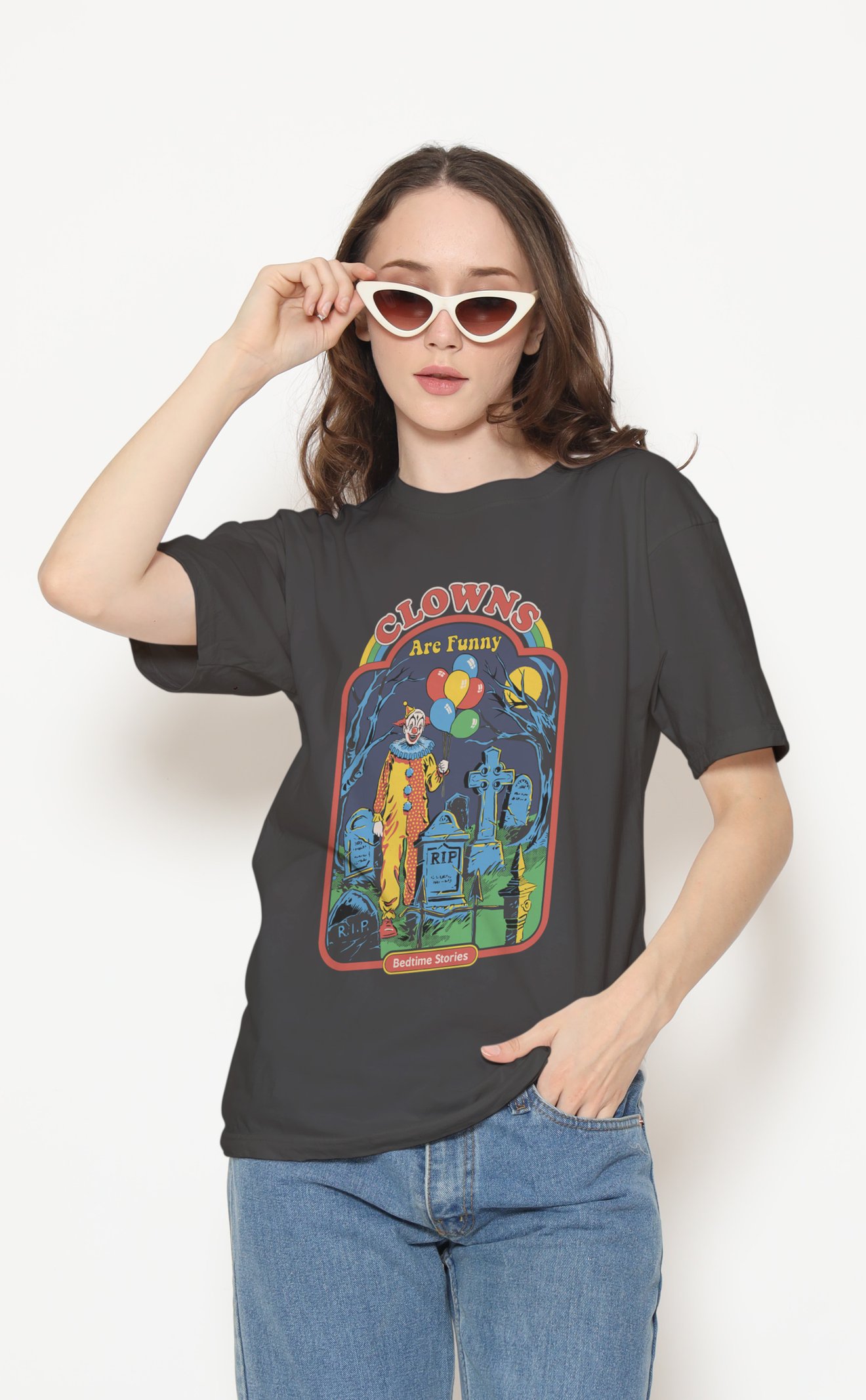 Clown Dijital Baskı Unisex Tişört