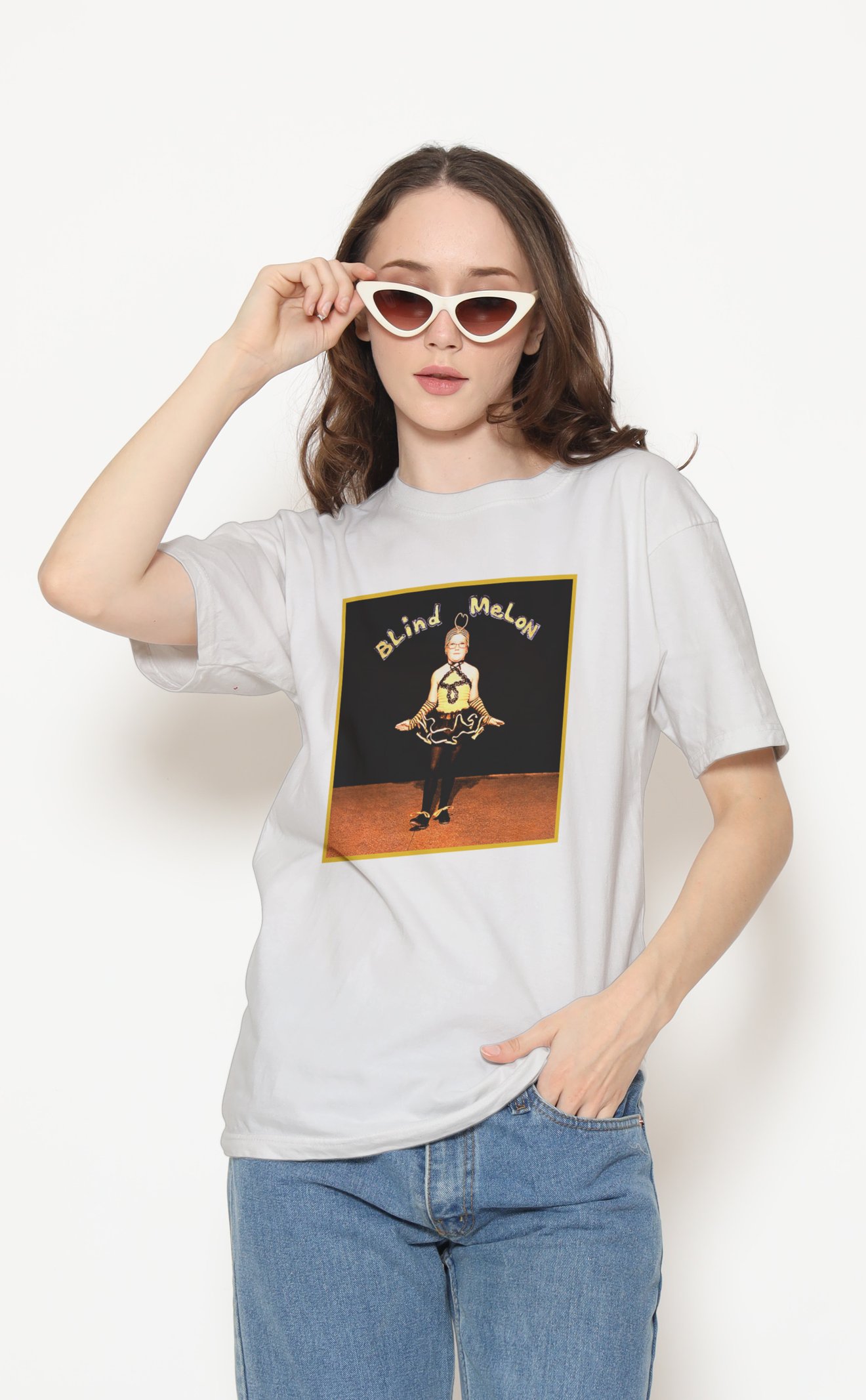 Blind Melon Unisex Beyaz Tişört