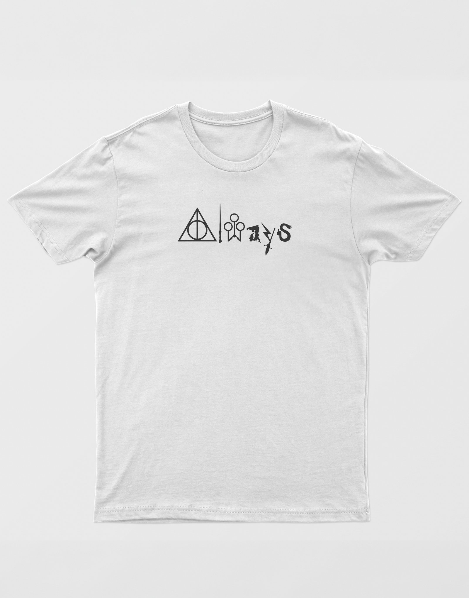 Harry Potter Unisex Beyaz Tişört