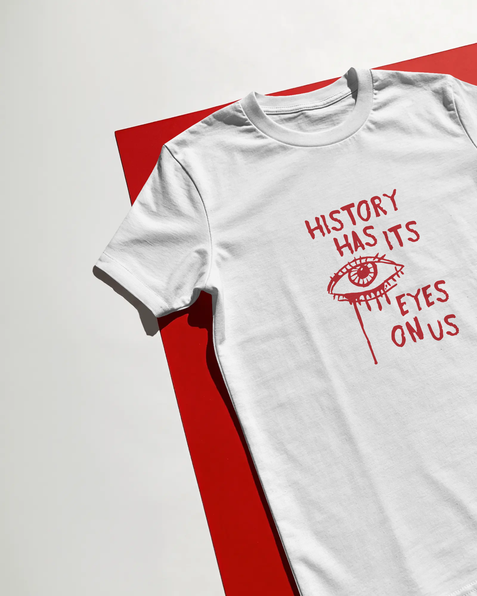 History Unisex Beyaz Tişört