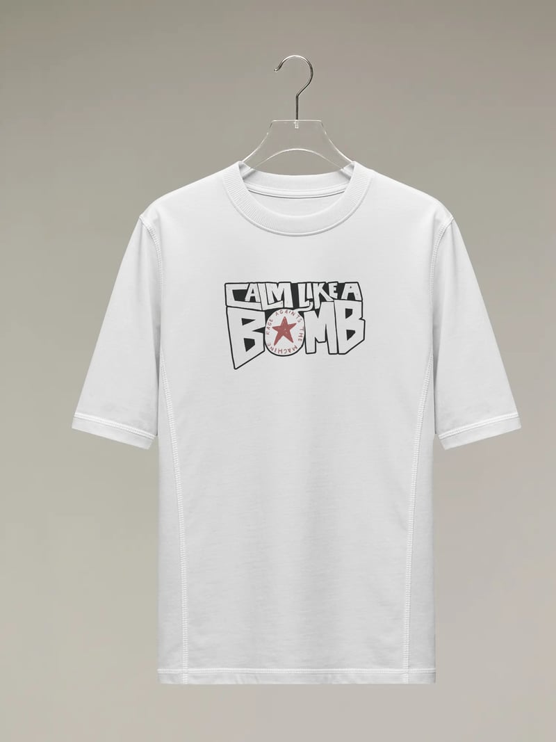 Calm Like a Bomb Beyaz Tişört