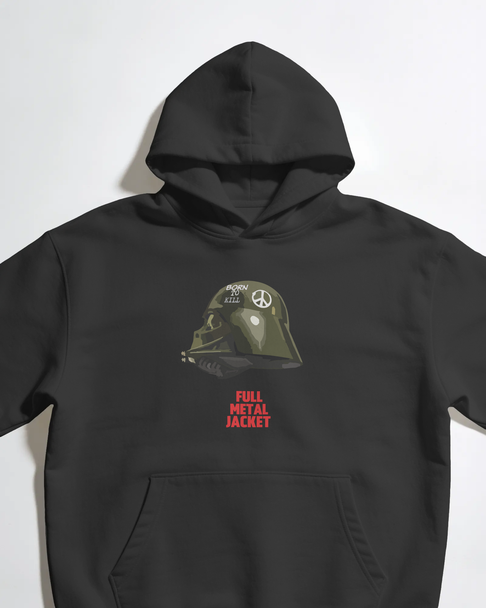 Full Metal Jacked Star Wars Unisex Siyah Kapüşonlu Sweatshirt