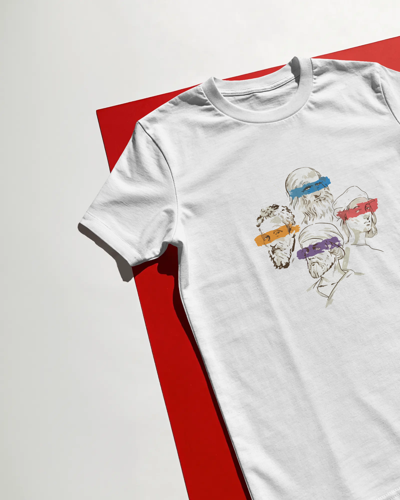 Ninja Turtles Renaissance Unisex Beyaz Tişört